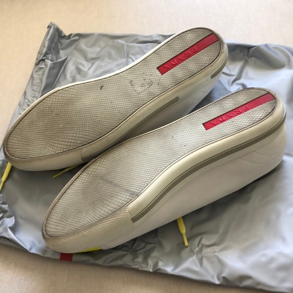 Prada white sneakers size 41 - Picture 2 of 8